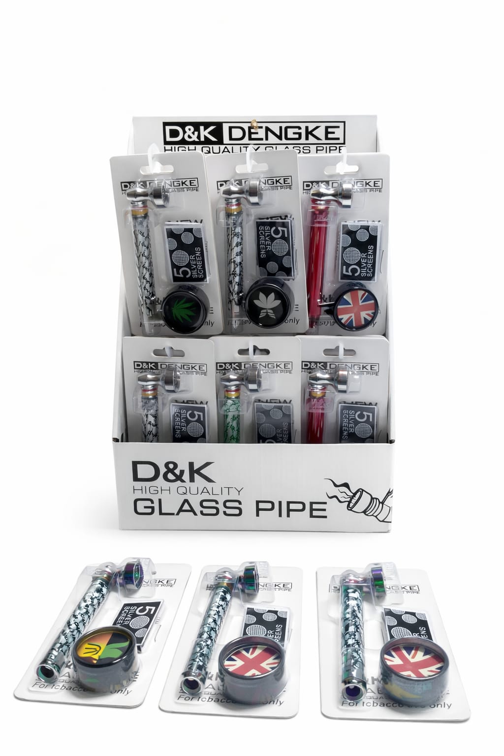 D&K Glaspfeife im Blister klein